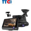 Camera hanh trinh XH202 co 3 camera ho tro ghi am thanh trong xe