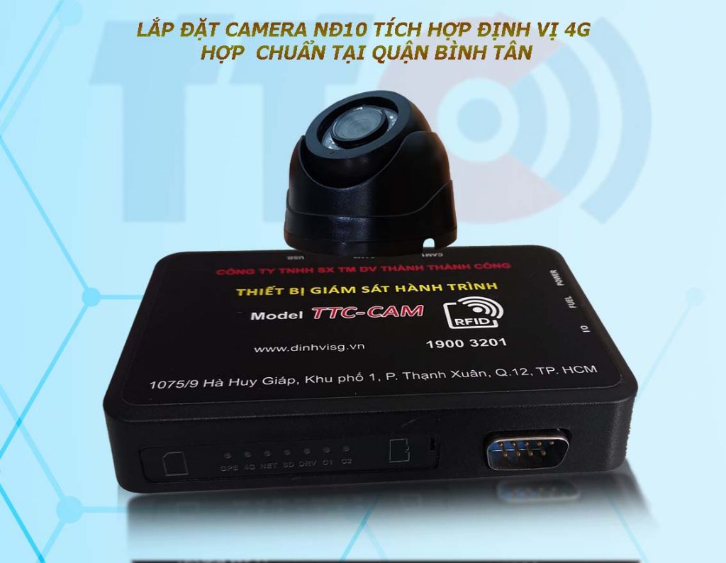 lap dat camera nd10 tích hợp dịnhvi 4g tai binh tan